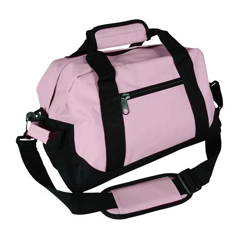 Small Duffle Bag 2 Tone Fashion Gym Travel Sport Bag Pink Woman Girl Top Quality 812822023361 | eBay