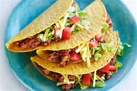 Aussie-style beef and salad tacos recipe