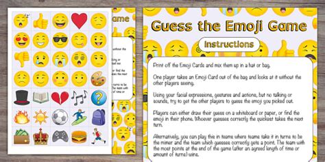 😊 Guess the Emoji Charades Game | Twinkl Party | Games