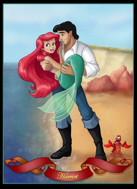 ariel and eric - Ariel and Eric Fan Art (36116490) - Fanpop