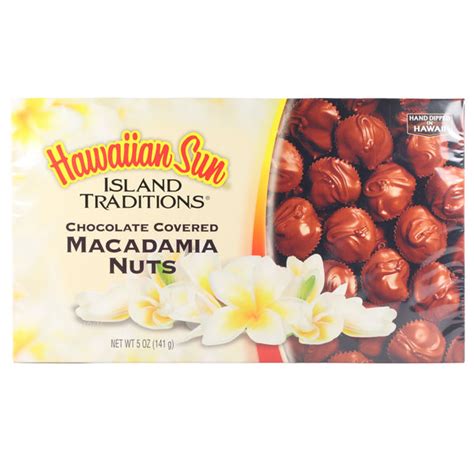 Hawaiian Sun Chocolate Covered Macadamia Nuts - 5 oz