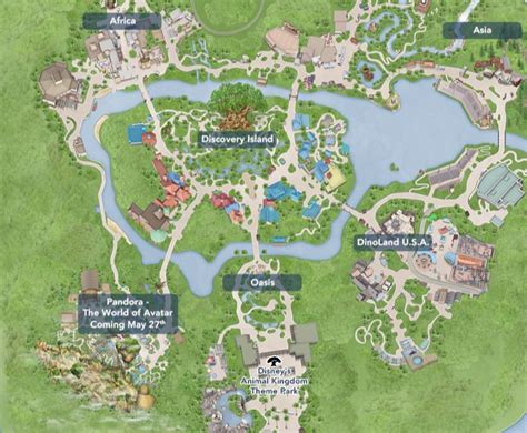 Pandora - The World of Avatar Added to Disney's Animal Kingdom Map!