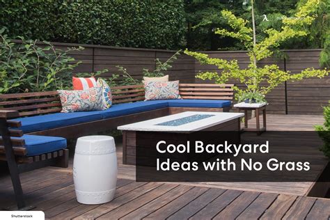 Modern and Cool Backyard Ideas - No Grass, No Problem!