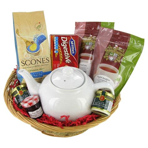 Afternoon Tea Gift Basket | Tea gifts basket, Tea gift baskets, Tea gifts