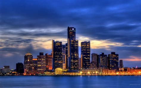 Detroit Skyline Wallpapers - Wallpaper Cave