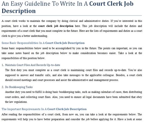 Clerk Of Court Duties And Responsibilities - prntbl.concejomunicipaldechinu.gov.co