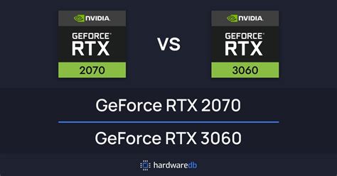 RTX 3060 vs RTX 2070: A Detailed Comparison