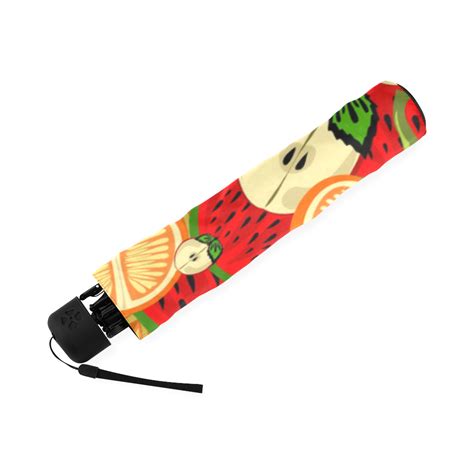 Colorful Fruit Pattern with Watermelon Foldable Umbrella (Model U01) | ID: D1335867