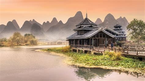 Chinese House Wallpaper