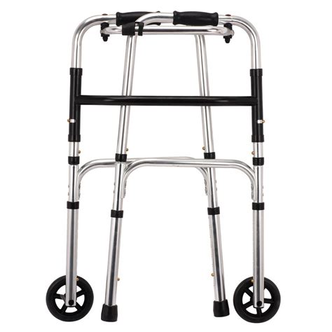 Folding walking frame with wheels / zimmer - Elite Care Direct