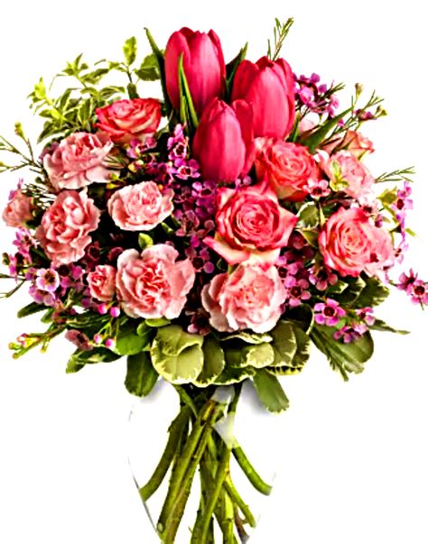 Tulips Roses Carnations Flowers Arrangement | Sunlight Flower Shop