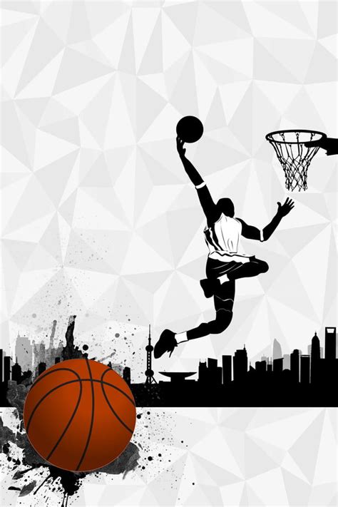 Vector Illustration Basketball Sport Poster Background Wallpaper Image For Free Download - Pngtree