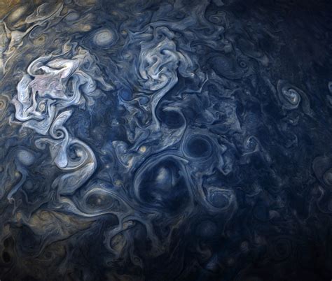 NASA’s Juno Spacecraft Views “Jupiter Blues”