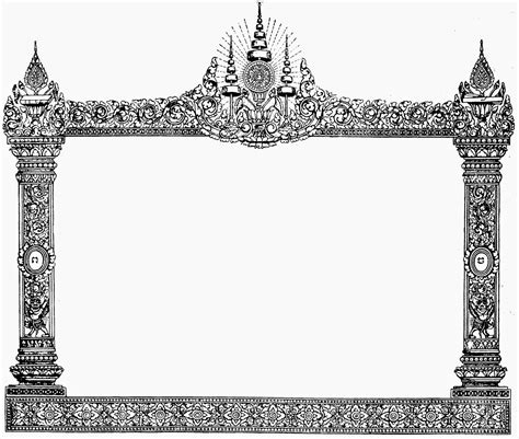 Khmer Frame Borders