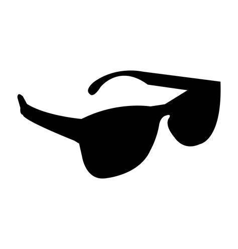 Sunglasses Silhouette Vector Art, Icons, and Graphics for Free Download