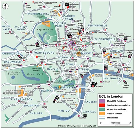 Central London City Map | Map of London Political Regional