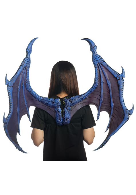 Ultimate Scaly Ice Blue Dragon Wings