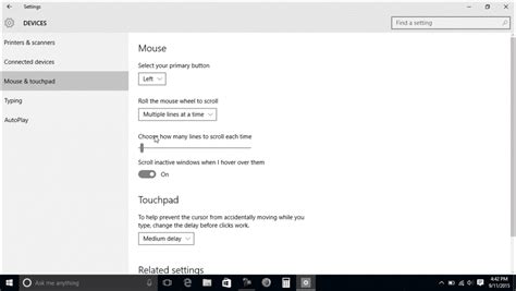 Mouse and Touchpad Settings in Windows 10 - Tutorial - TeachUcomp, Inc.