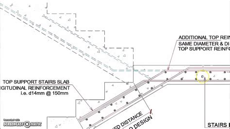 Reinforced Concrete Stairs Cross Section Reinforcement Detail - YouTube