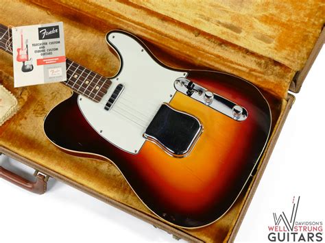 Custom Telecaster – Sunburst – Davidson's Well Strung Guitars – We Buy and Sell Vintage Guitars