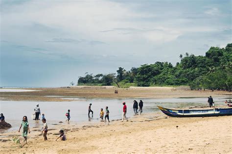 Sorong, Indonesia 2021- Children on the beach 3363923 Stock Photo at Vecteezy