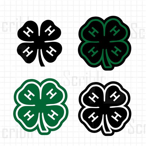 4H Logo SVG Vector PNG - Etsy Canada