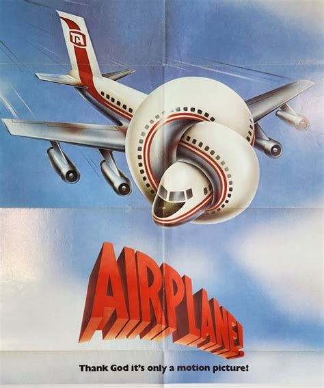 Airplane-original Vintage Movie Poster of the Zucker Brothers - Etsy