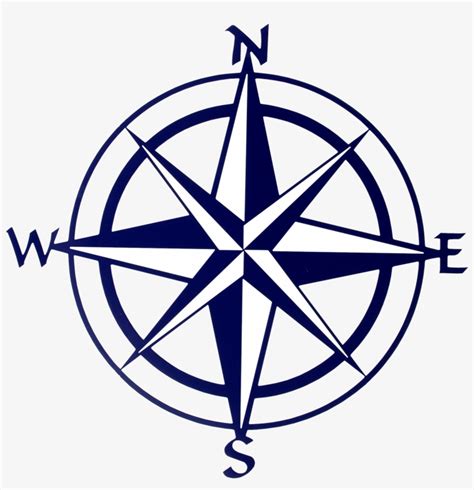 Compass North Png Download - Compass Rose Map - Free Transparent PNG Download - PNGkey