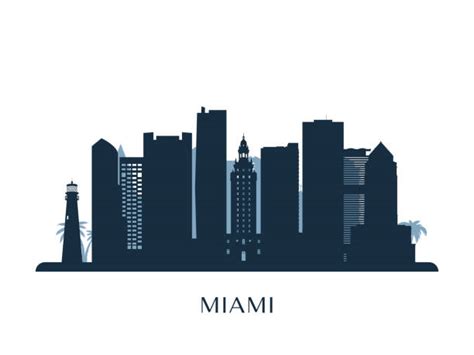 Miami Skyline Svg