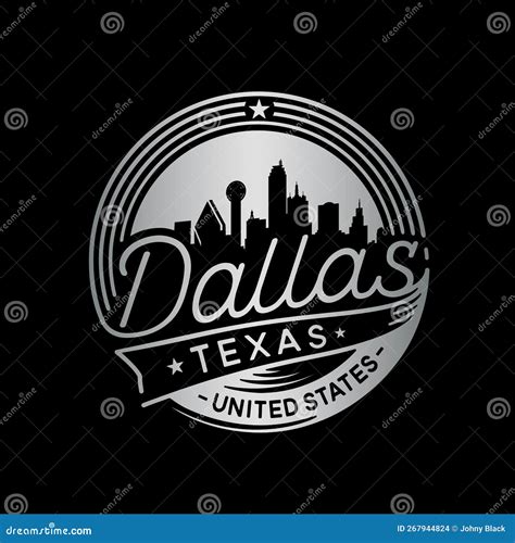 Dallas, Texas Logotype. City of Dallas Vector Design Template. Stock Vector - Illustration of ...