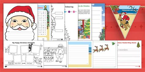 Christmas Activity Pages | Primary Resources | Twinkl