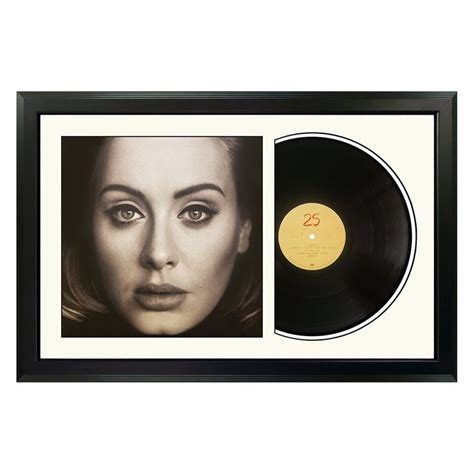 Adele - 25 - Framed Vinyl Record | Adele 25, Vinyl records, Vinyl records covers