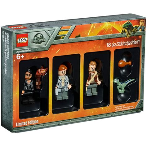 LEGO Jurassic World Minifigure Collection 4-Pack - Walmart.com - Walmart.com