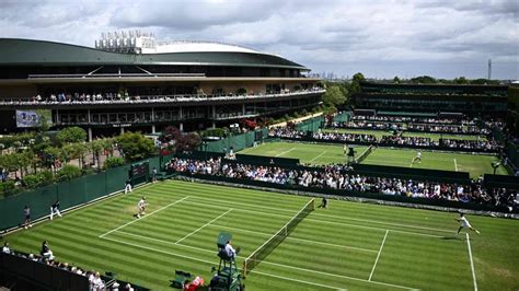 How many courts are at Wimbledon? Different grass and clay courts and the system explained