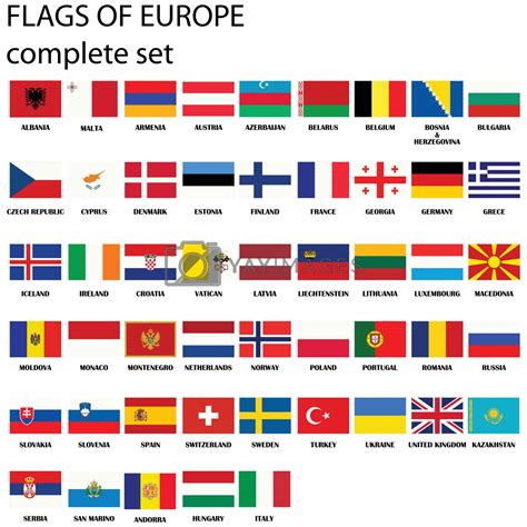 Flags of Europe by Lirch Vectors & Illustrations with Unlimited Downloads - Yayimages