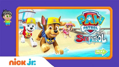 PAW Patrol: ‘Sea Patrol' Game Walkthrough ???? | Nick Jr. Gamers – GamingNuggets.com