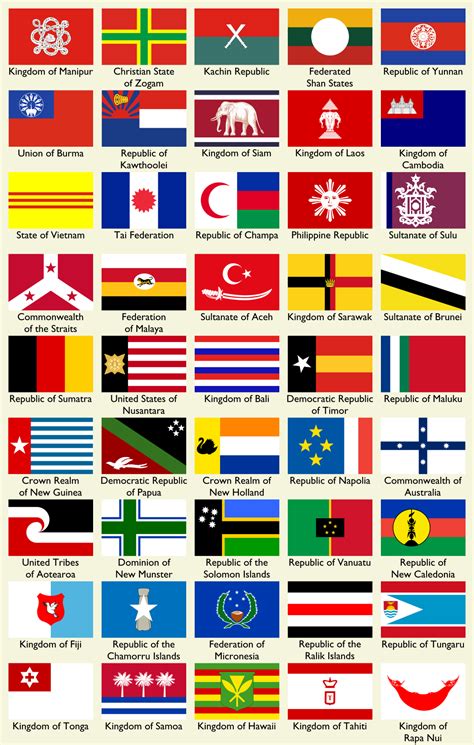 AnAm: Flags of Southeast Asia and Oceania by Keperry012 on DeviantArt ...