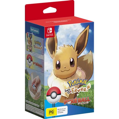 Pokemon: Let's Go, Eevee! + Pokeball Plus Bundle | Nintendo Switch | BIG W