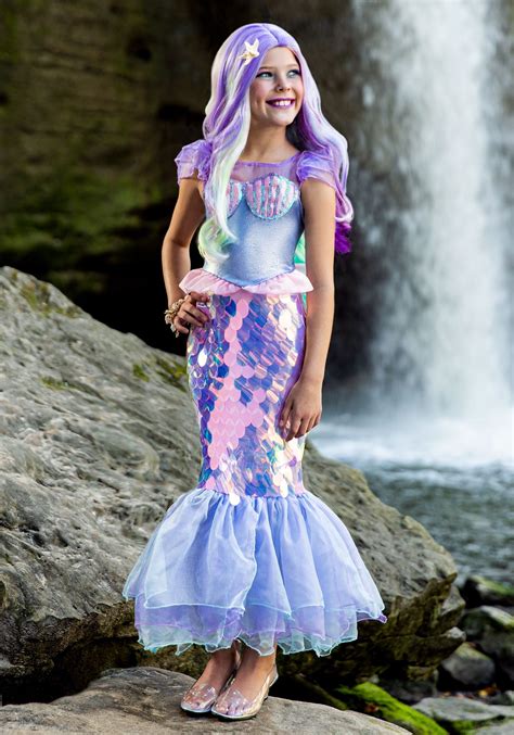 Girls Sparkling Mermaid Costume - Walmart.com