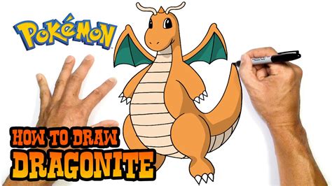 How to Draw Dragonite - Pokemon