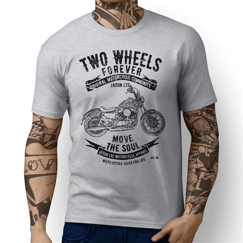 2018 Print T Shirts Men shipping American Classic Motorbike 1200 Custom inspired Motorcycle Fan ...