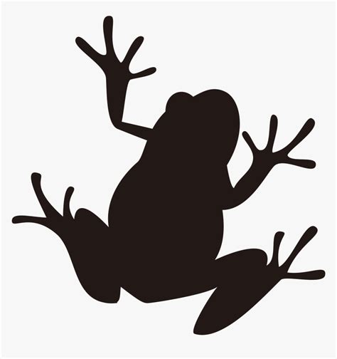 Frog Silhouette Illustration Image Amphibians - Frog Silhouette Png ...