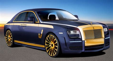 Golden Gaudy: Rolls Royce Ghost with 720HP Tuned by Mansory | Carscoops