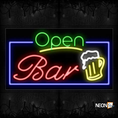 custom made neon bar signs