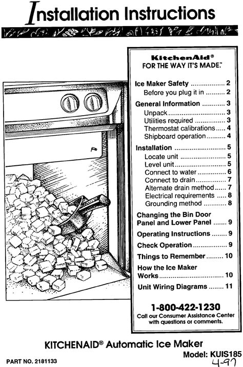 Kitchenaid Ice Maker Manual