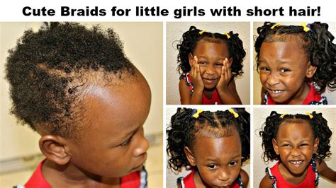 13+ Perfect Hairstyles For Little Girls With Short Hair Black