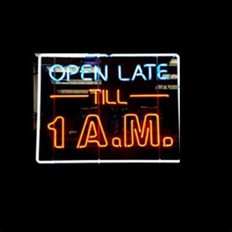 Open Late Neon Sign | UK Sign Warehouse