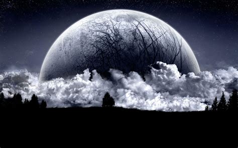 Dark Moon Wallpapers - Top Free Dark Moon Backgrounds - WallpaperAccess