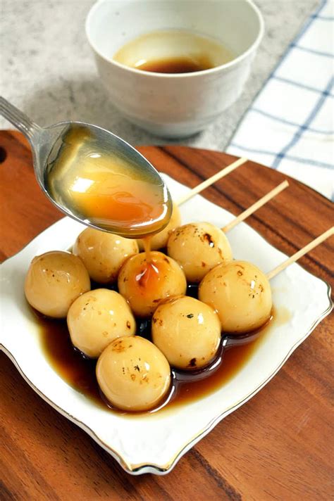 Mitarashi Dango - Jaja Bakes - jajabakes.com