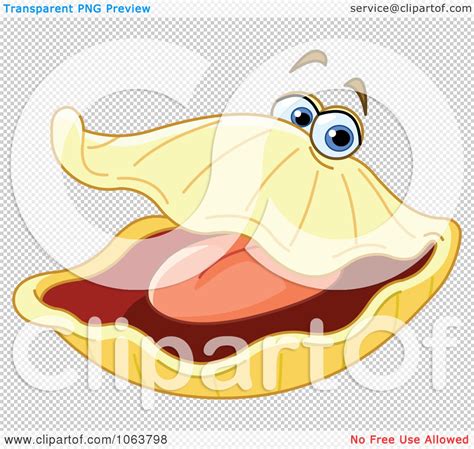 Clipart Happy Oyster - Royalty Free Vector Illustration by yayayoyo ...